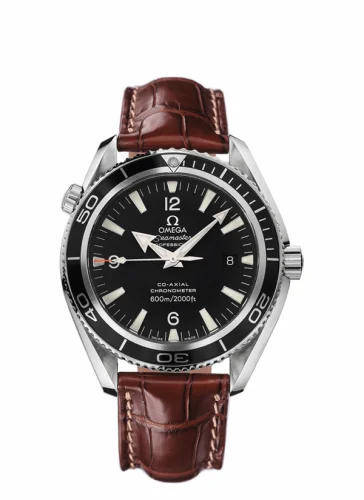 Omega Seamaster Planet Ocean 600M Co-Axial 42 Stainless Steel / Black / Alligator 2901.50.47 (29015047)